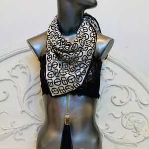 Talbots 100% Silk Scarf Square Wrap NWT